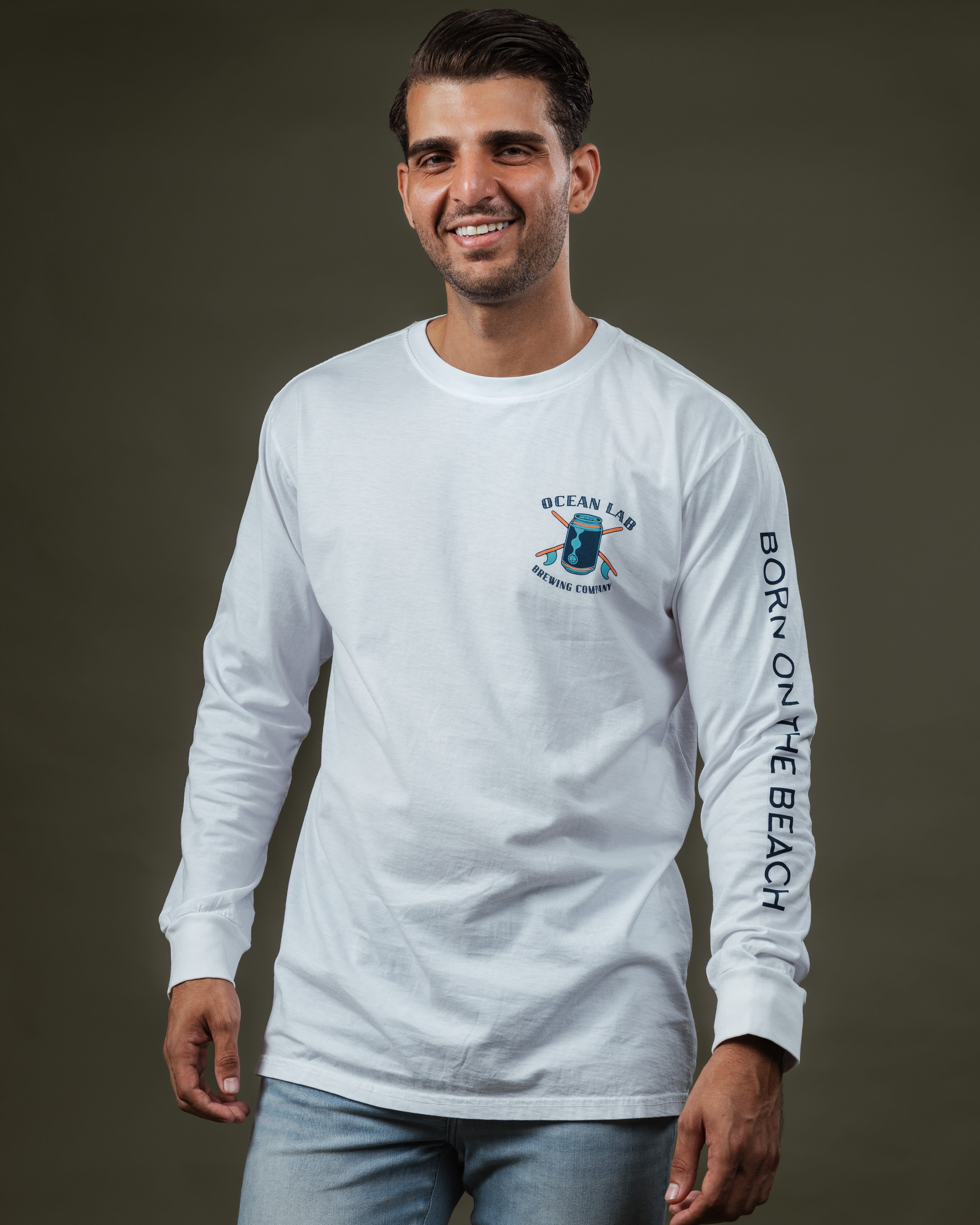 Let's Beer Mineral Wash Long Sleeve T-Shirt