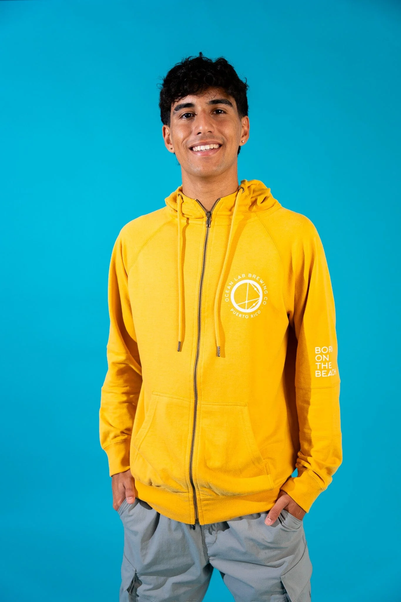 Mambo Full Zip Hoodie - Ginger* - Image 3