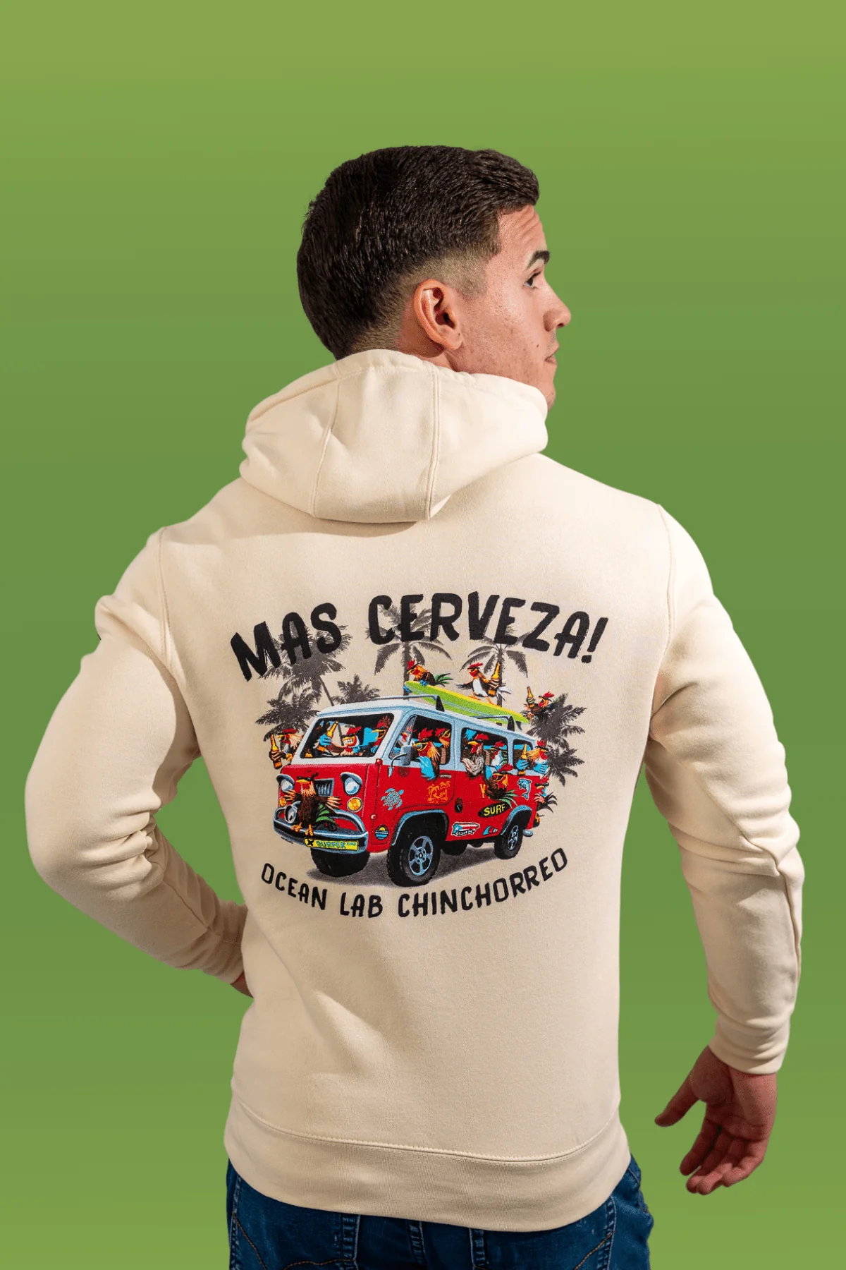 MAS CERVEZA! Classic Fleece Hoodie