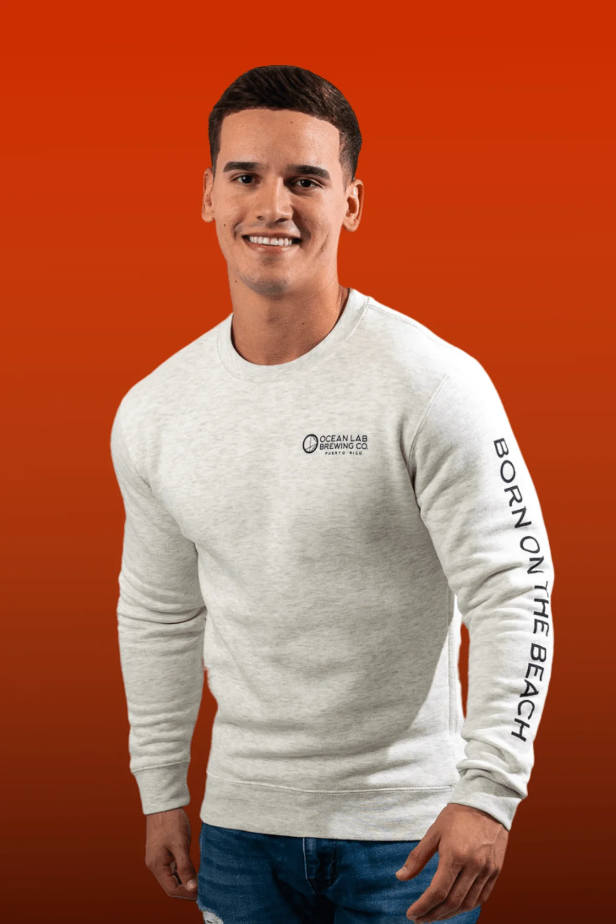 Mas Cerveza! Crew Neck Fleece - Image 3