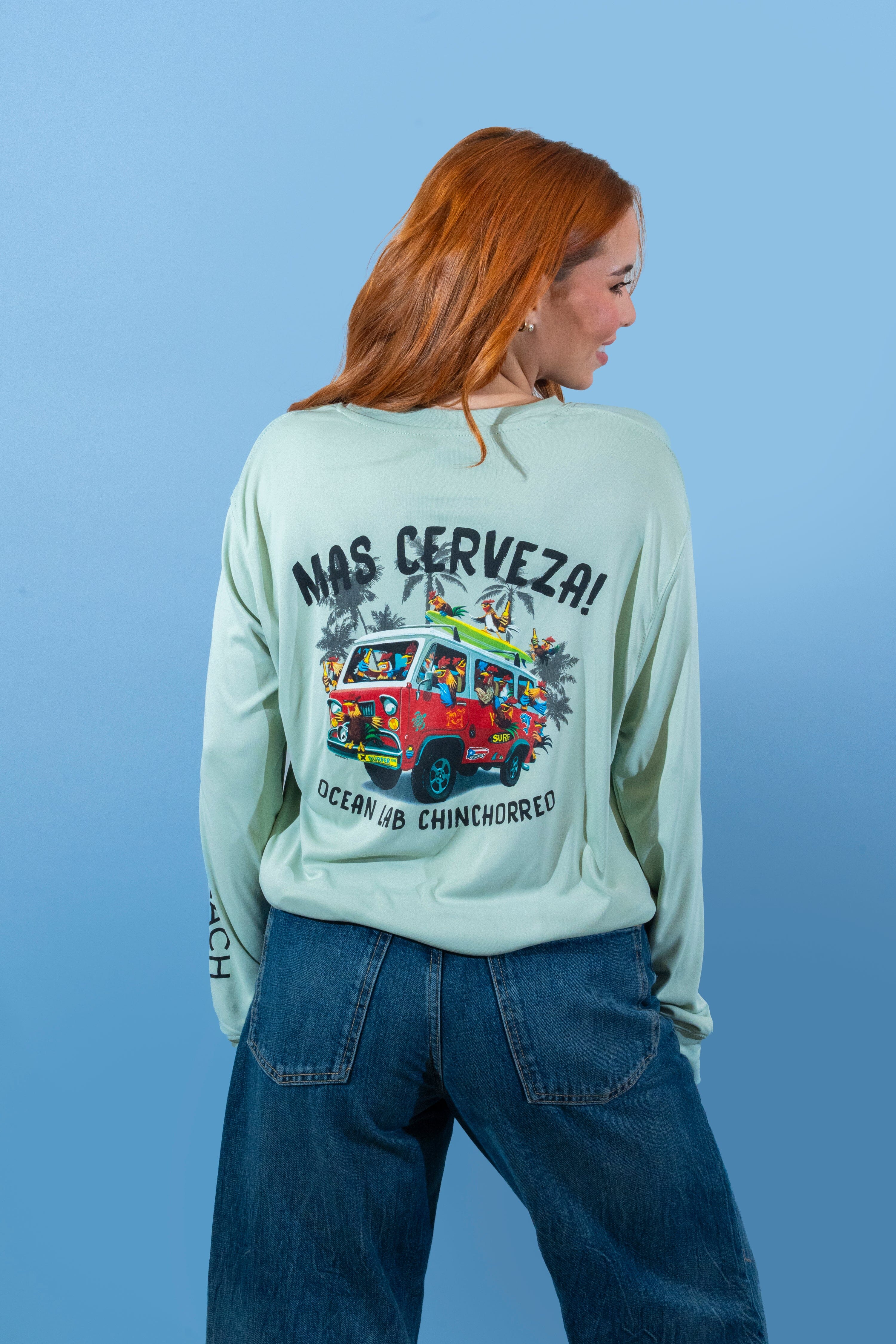 MAS CERVEZA! Long Sleeve Rashguard - Image 4