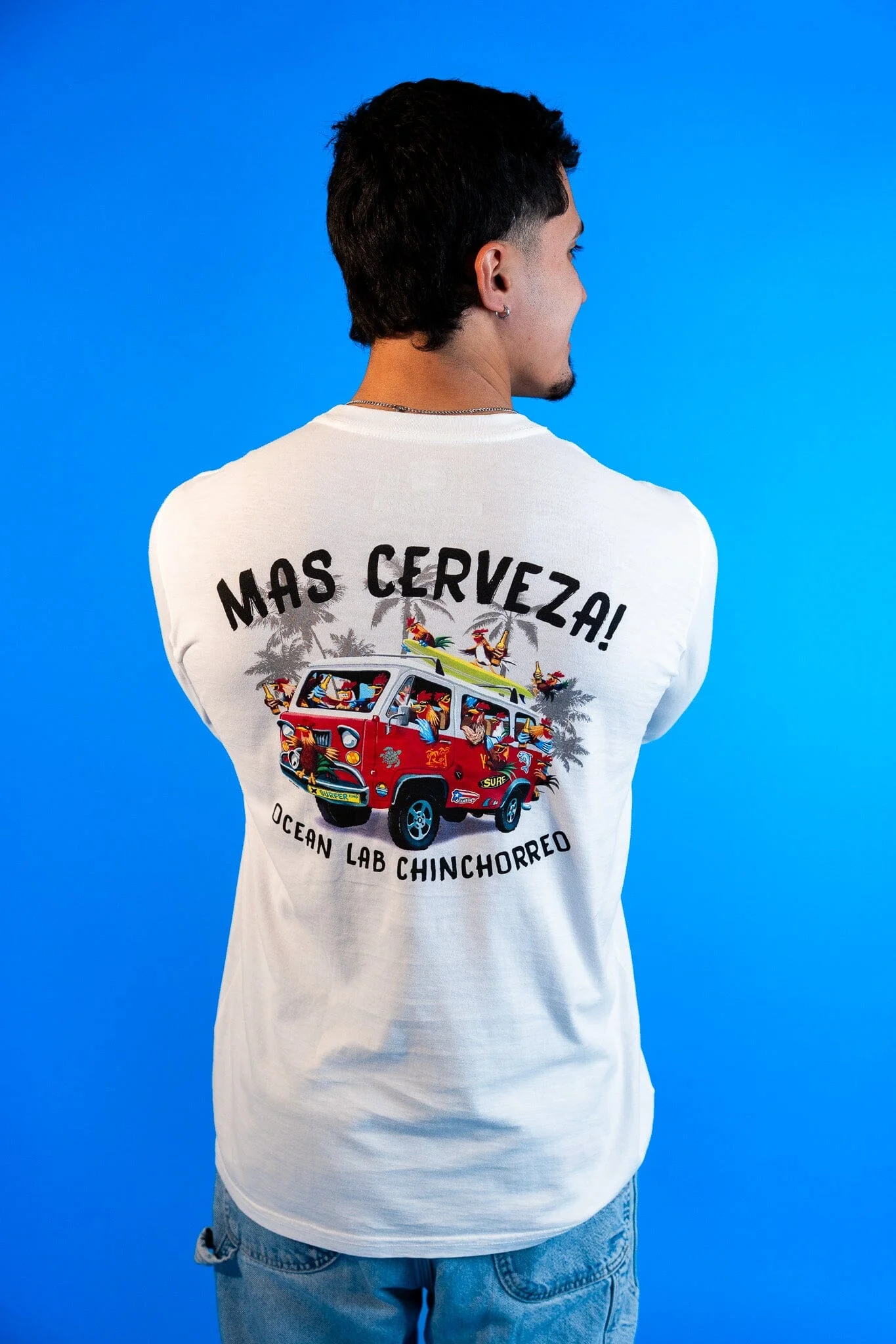 MAS CERVEZA! Mineral Washed Long Sleeve T-Shirt