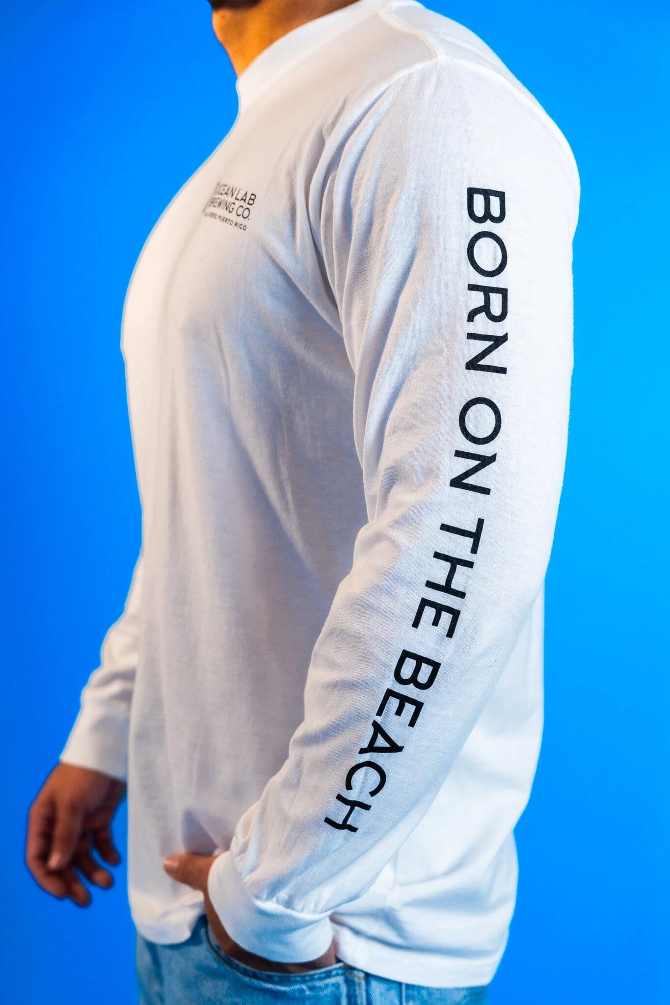 MAS CERVEZA! Mineral Washed Long Sleeve T-Shirt - Image 3