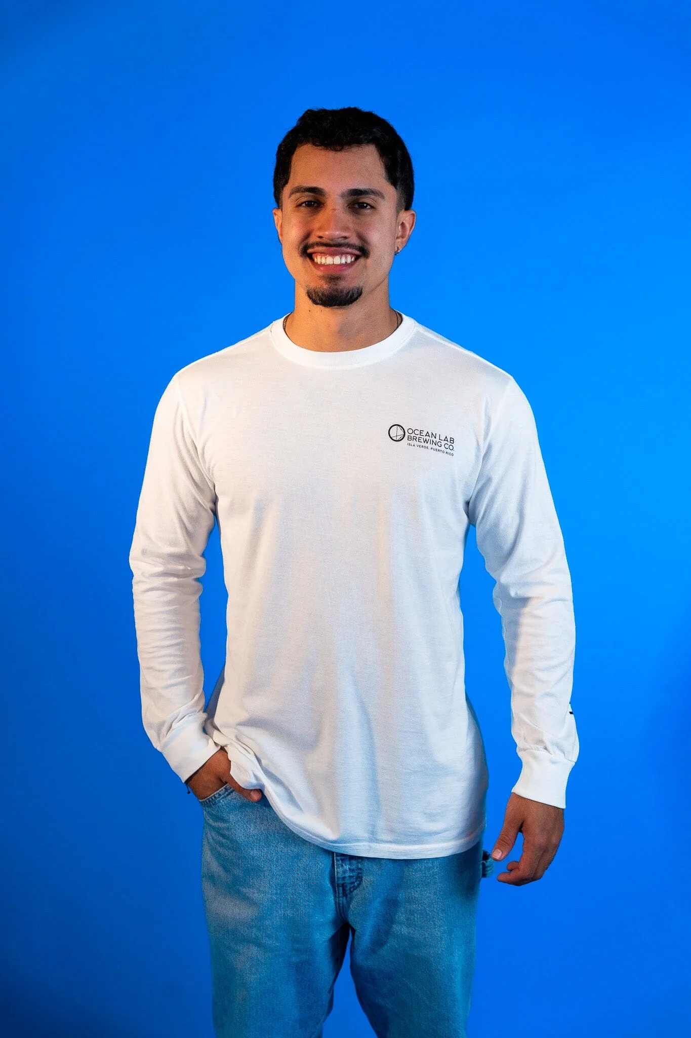 MAS CERVEZA! Mineral Washed Long Sleeve T-Shirt - Image 4