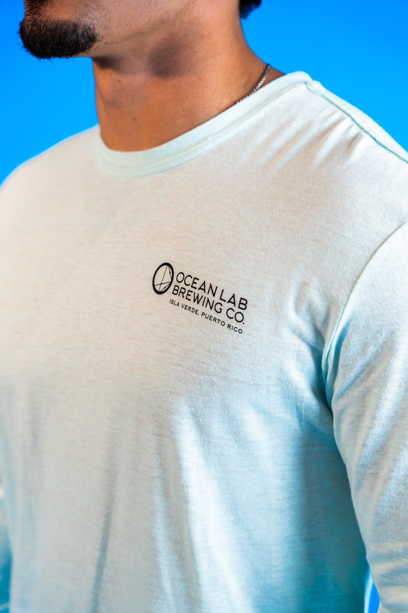 MAS CERVEZA!  Tri-Blend Long Sleeve T-Shirt - Image 3