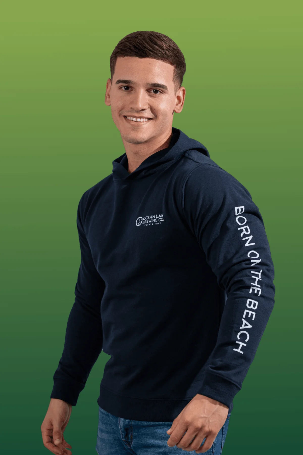 Motif Fleece Hoodie - Image 2