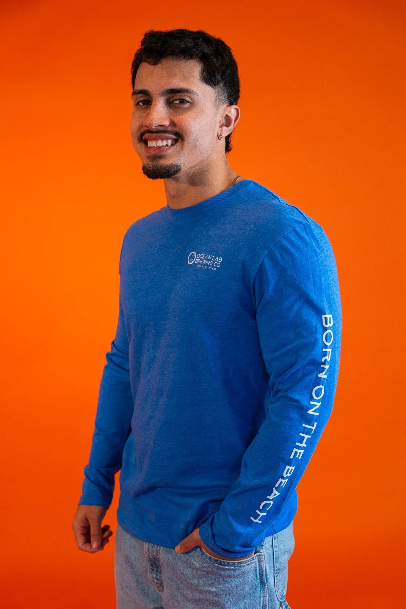 Motif Tri-Blend Long Sleeve T-Shirt - Image 6