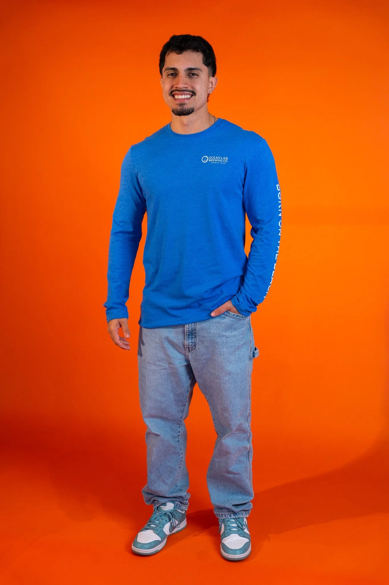 Motif Tri-Blend Long Sleeve T-Shirt - Image 7