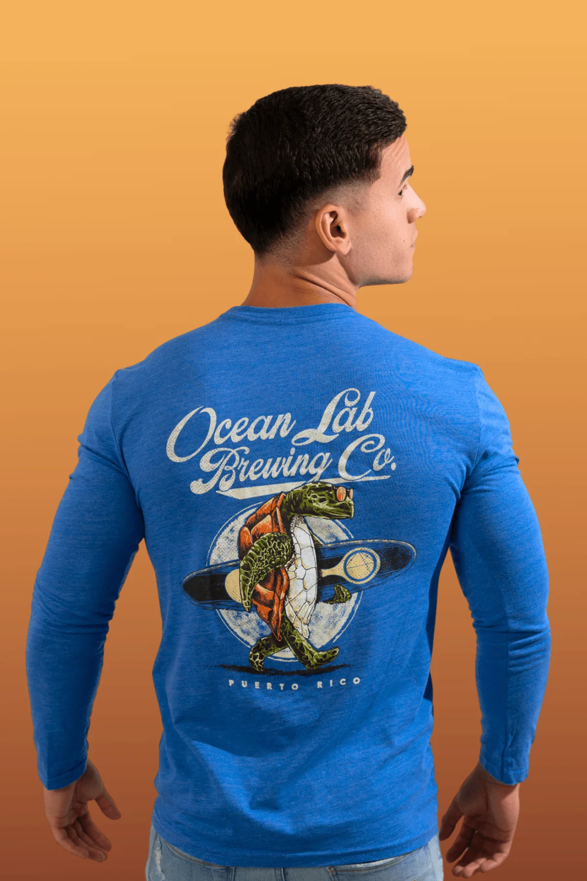 Ocean Bound Tri-Blend Long Sleeve T-Shirt - Image 10