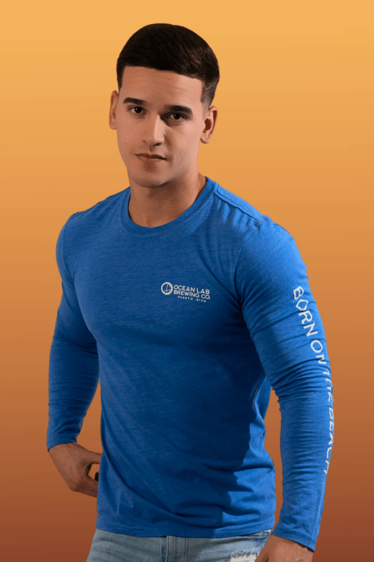 Ocean Bound Tri-Blend Long Sleeve T-Shirt - Image 12