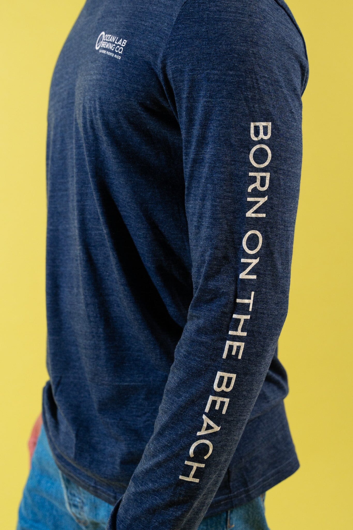 Ocean Bound Tri-Blend Long Sleeve T-Shirt - Image 7