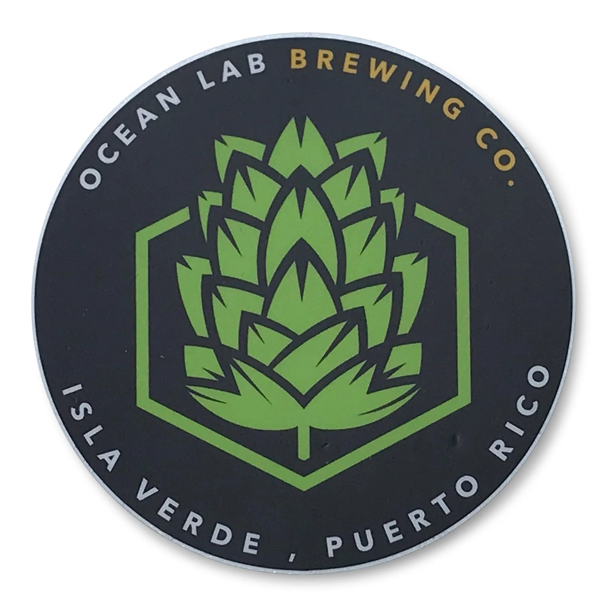 Ocean Lab Hop Logo Sticker - Image 3
