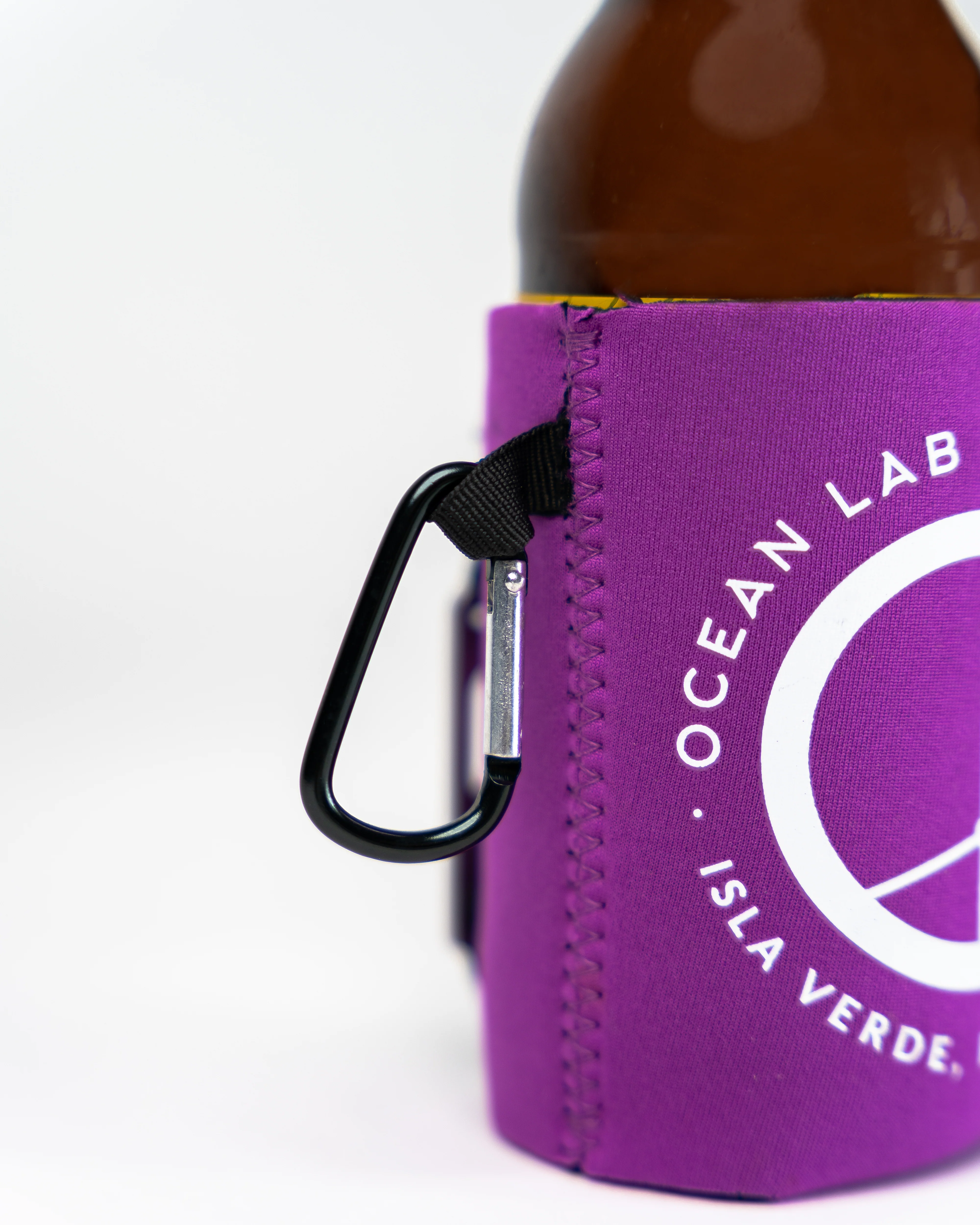 Ocean Lab Logo Can Insulator - Magenta - Image 3