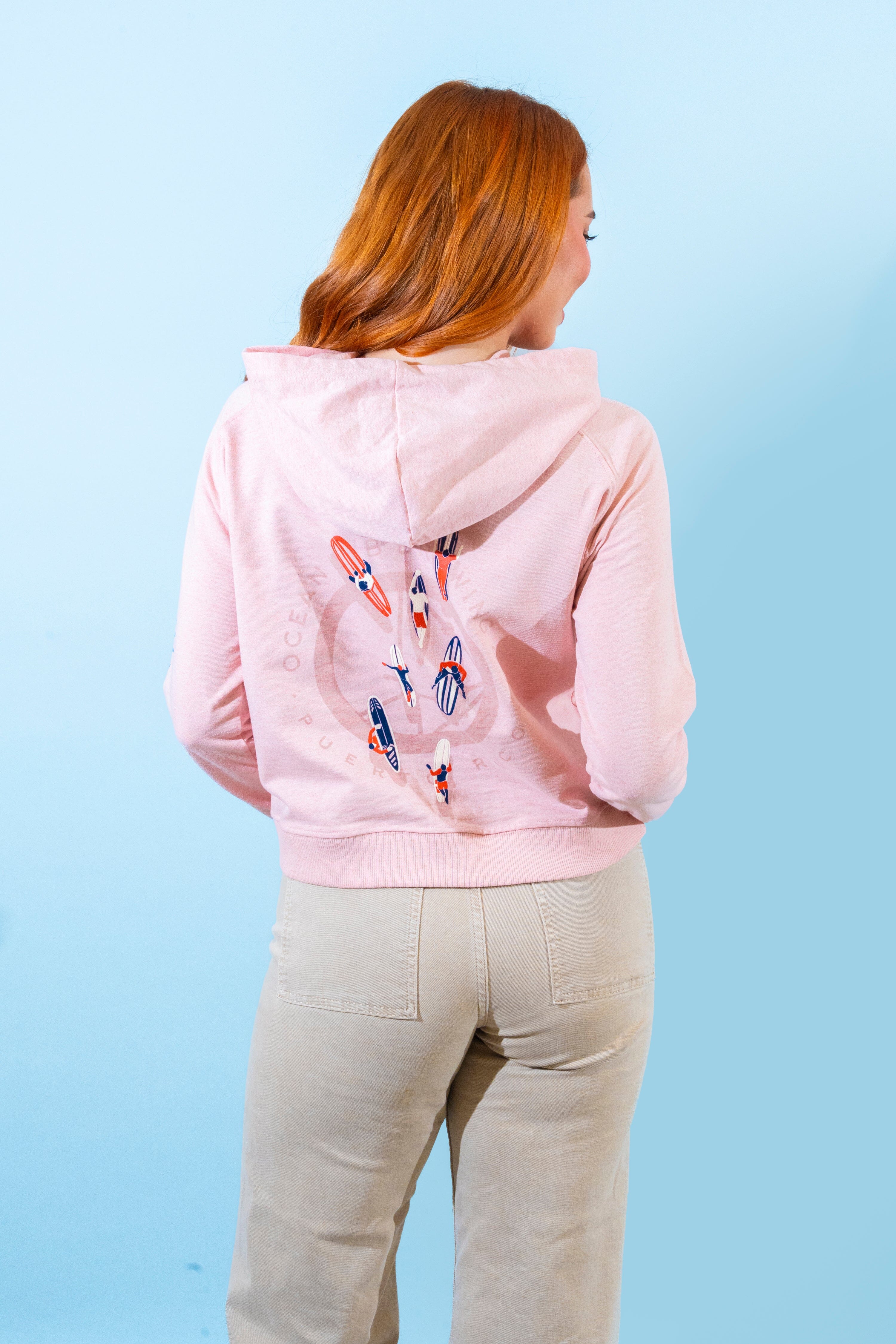 Ocean Lab Surfer's Cropped Hoodie