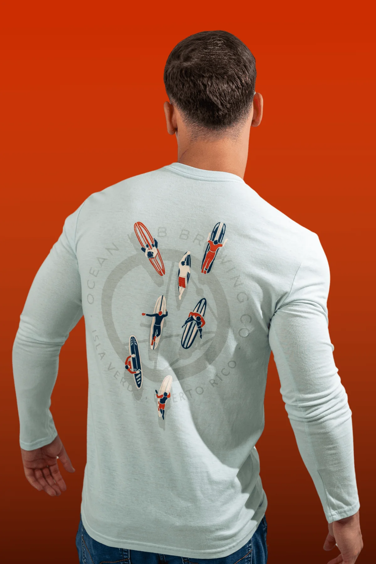 Ocean Lab Surfer's Tri-Blend Long Sleeve T-Shirt