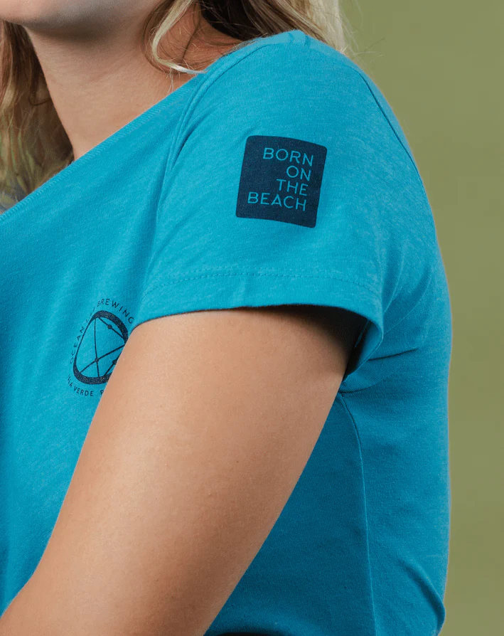 Ocean Motion Short Sleeve Midweight Ladies Tee - Image 3