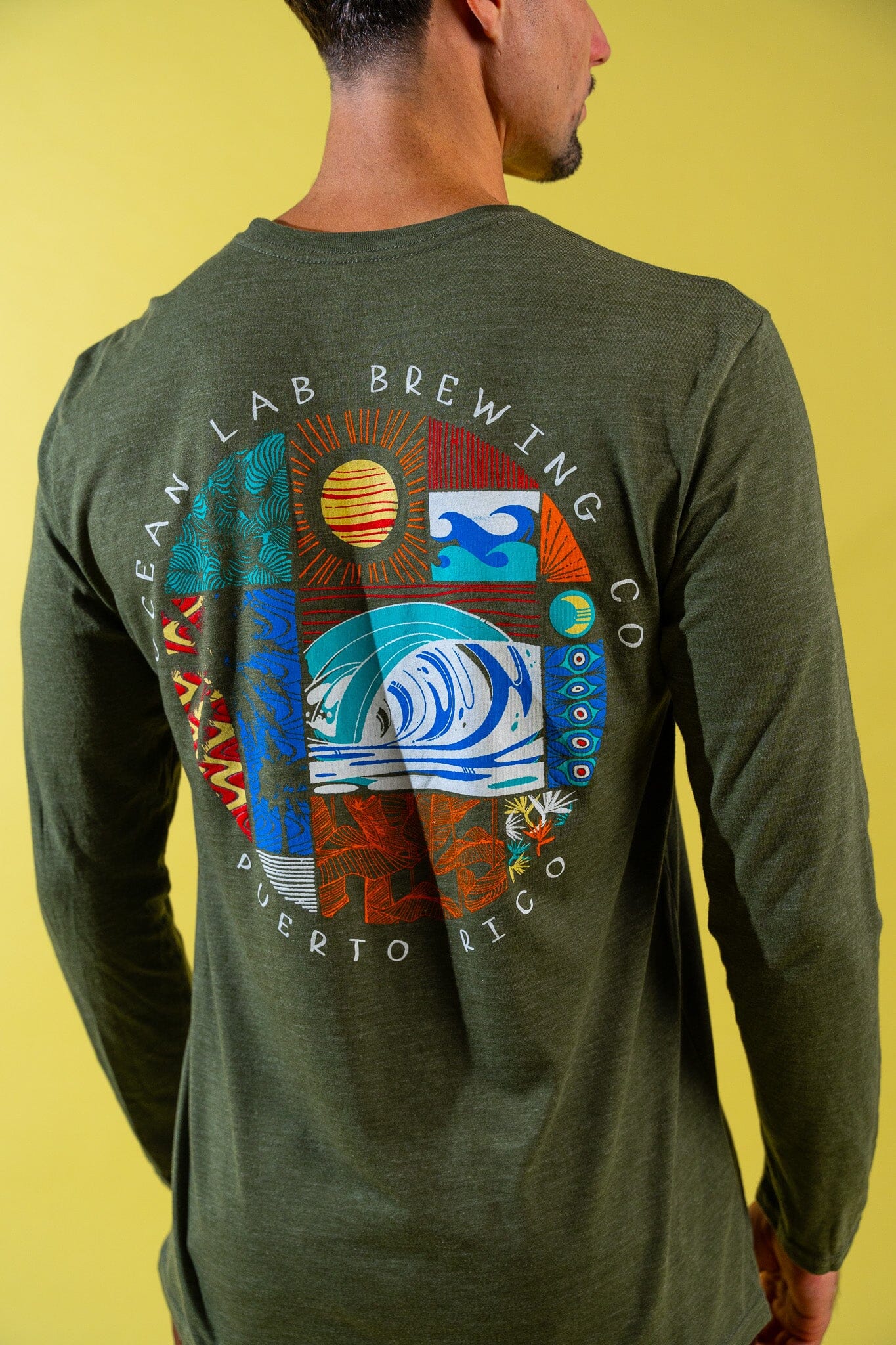 Ocean Summers Tri-Blend Long Sleeve T-Shirt - Image 4