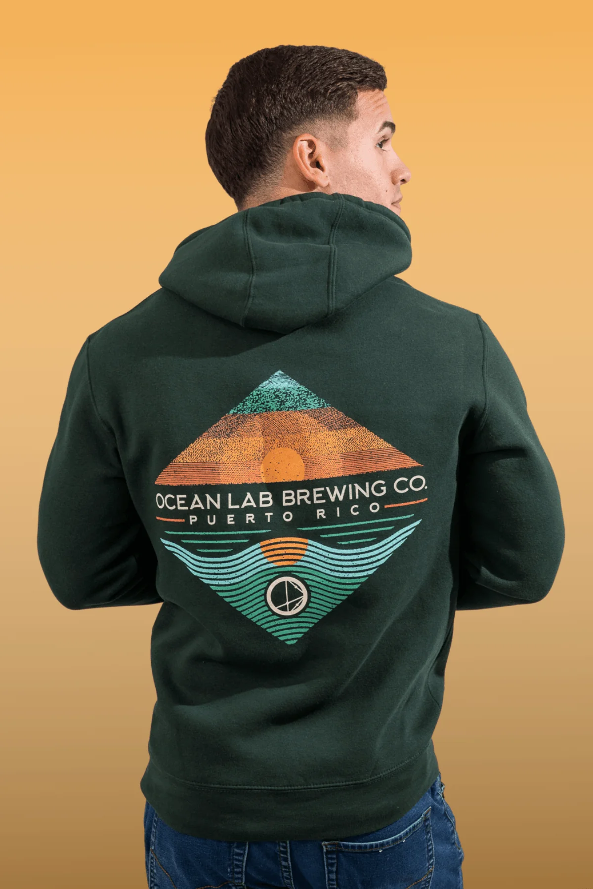 Ocean Sunset Classic Fleece Hoodie