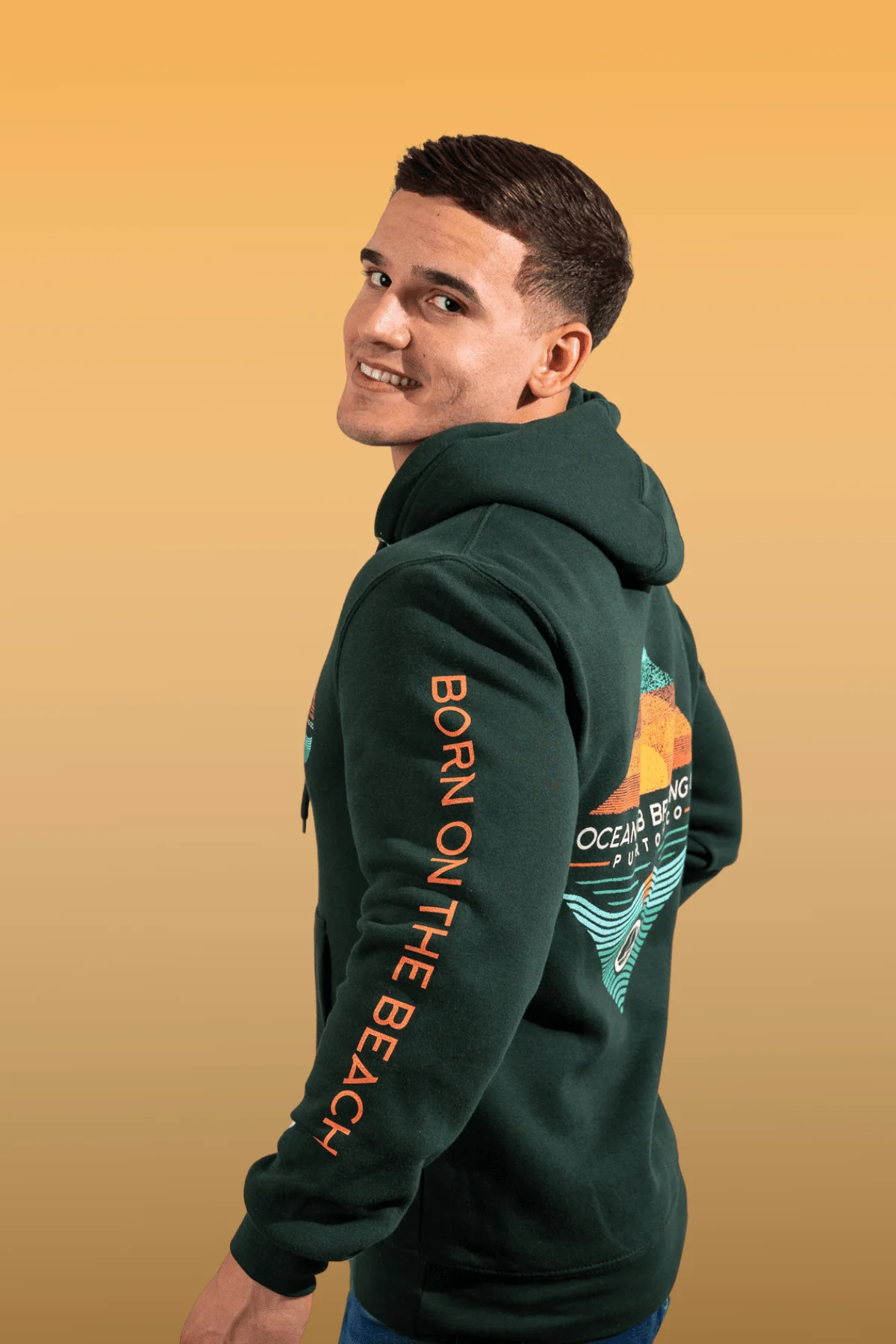 Ocean Sunset Classic Fleece Hoodie - Image 3