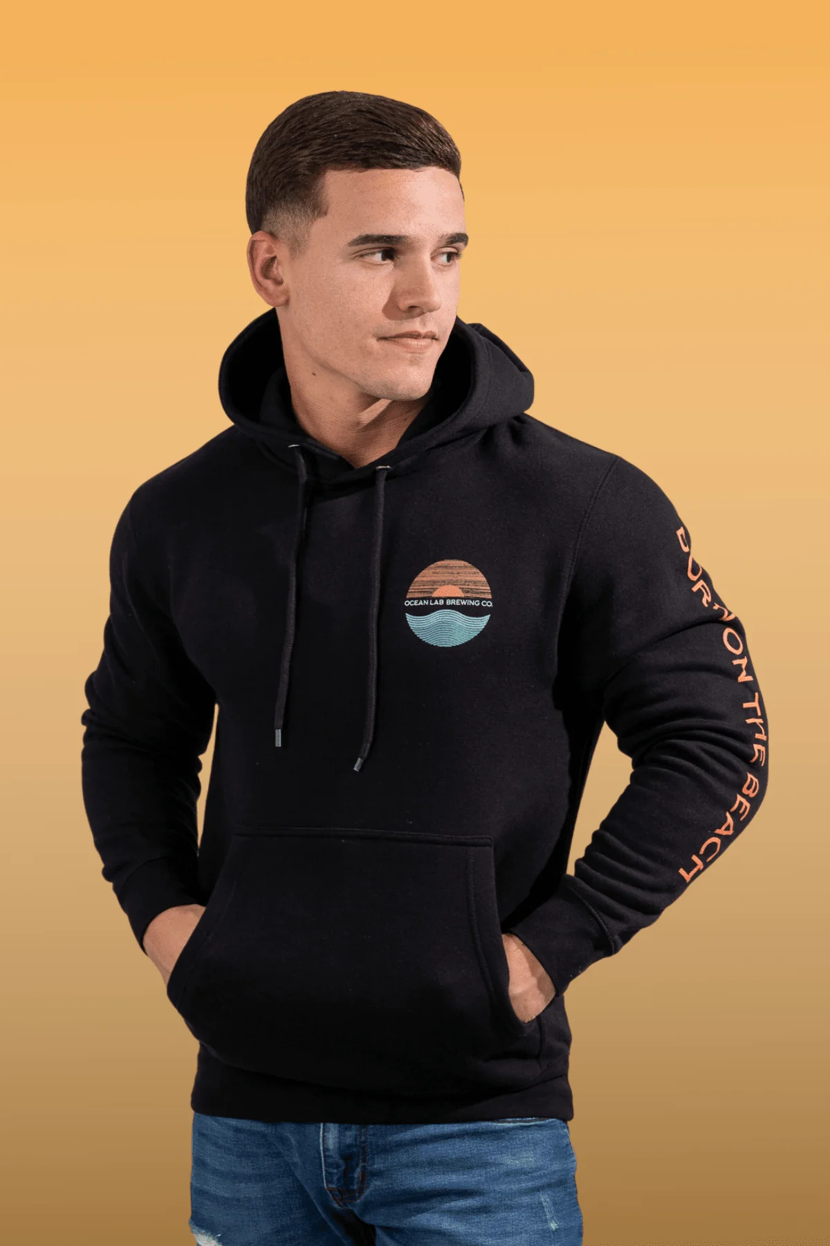 Ocean Sunset Classic Fleece Hoodie - Image 5