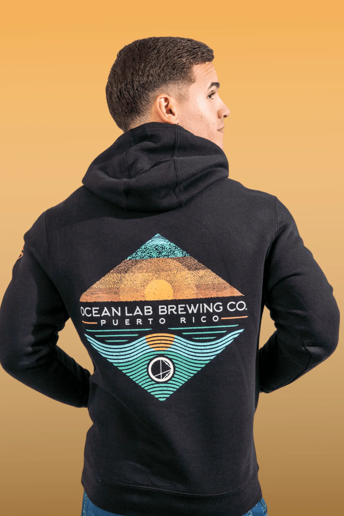 Ocean Sunset Classic Fleece Hoodie - Image 6