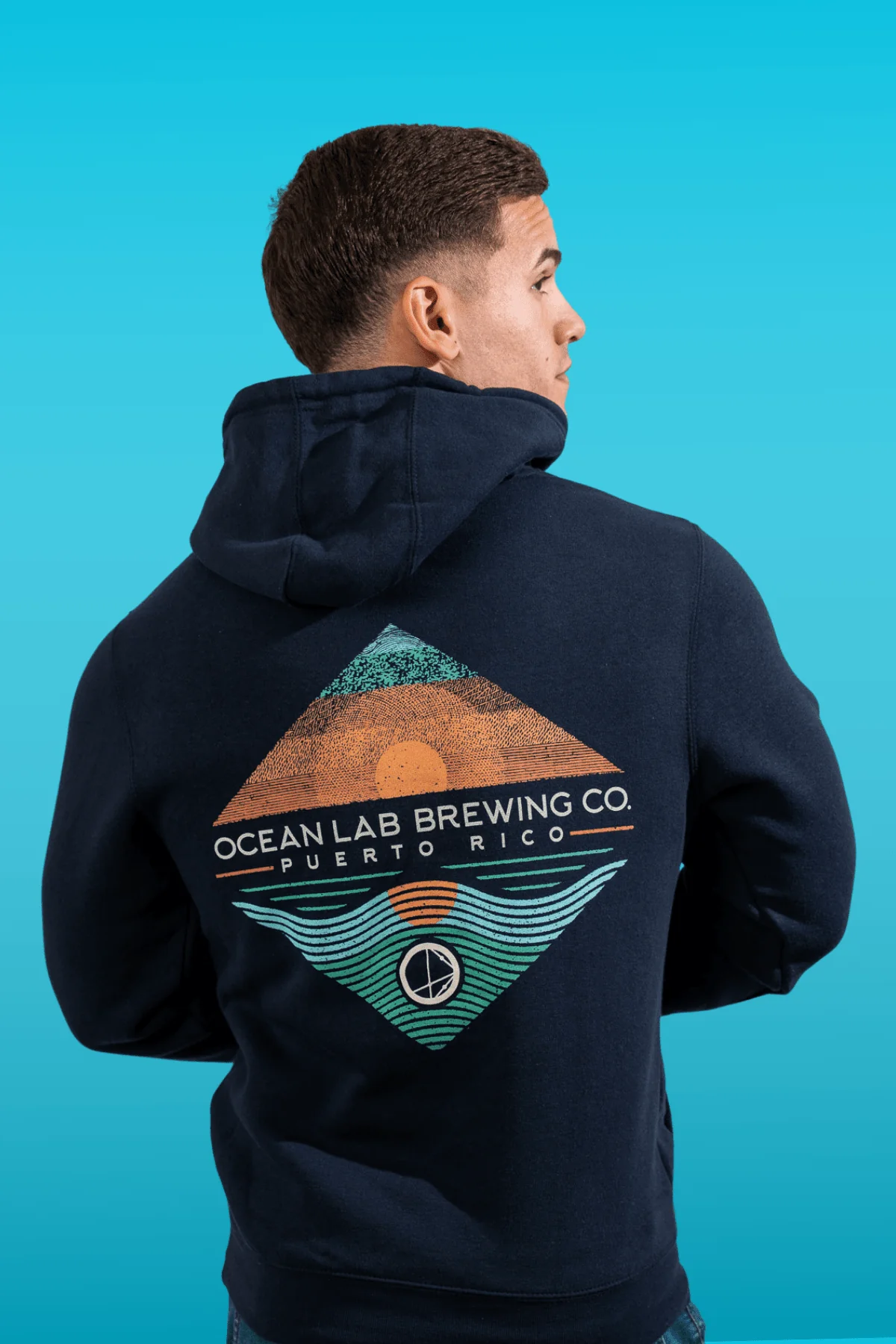 Ocean Sunset Classic Fleece Hoodie - Image 9
