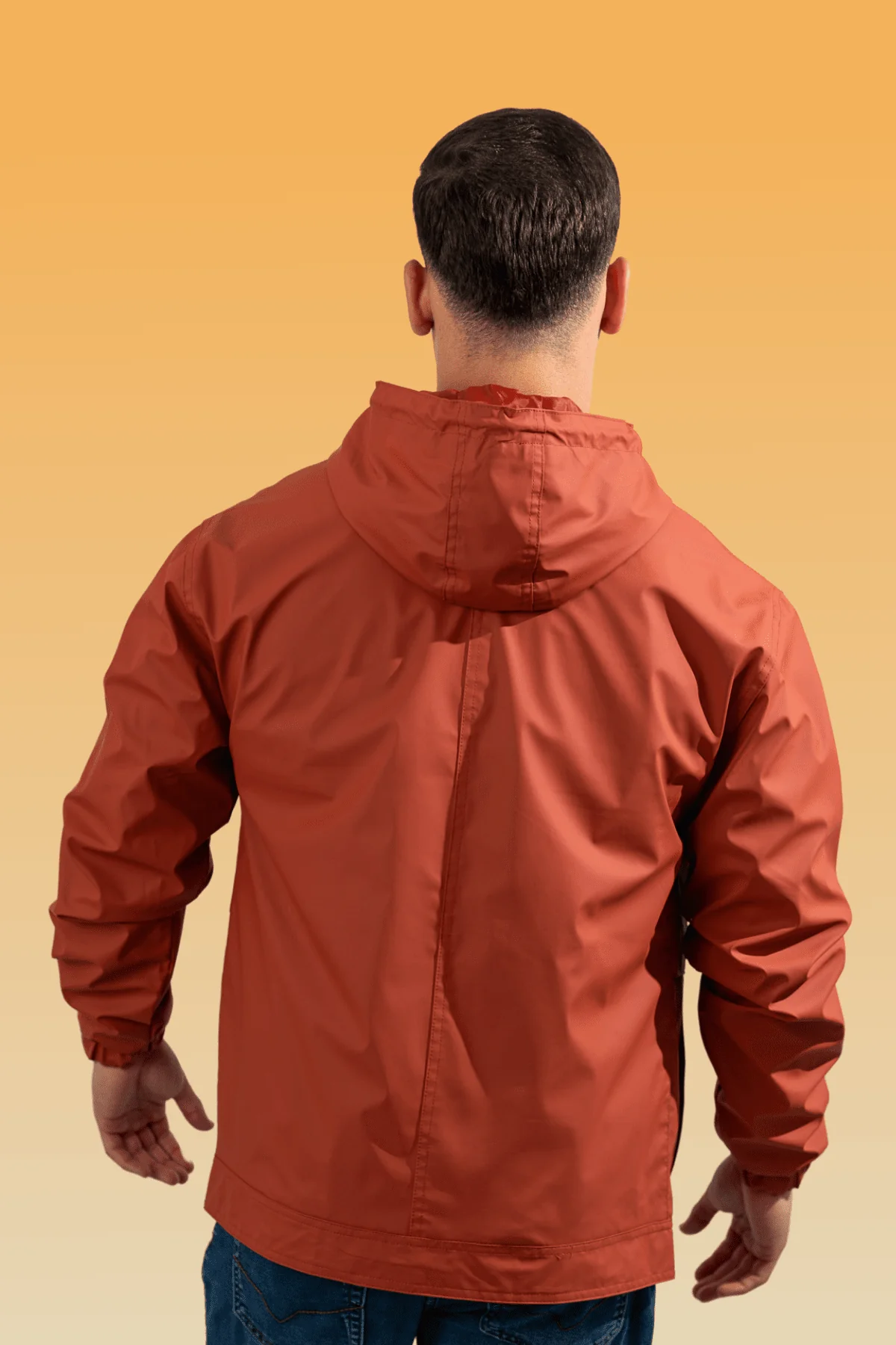 OL Raincoat MV Orange - Image 3