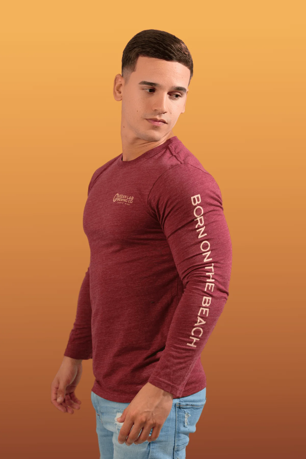 Pirate Paradise Tri-Blenad Long Sleeve T-Shirt - Image 12