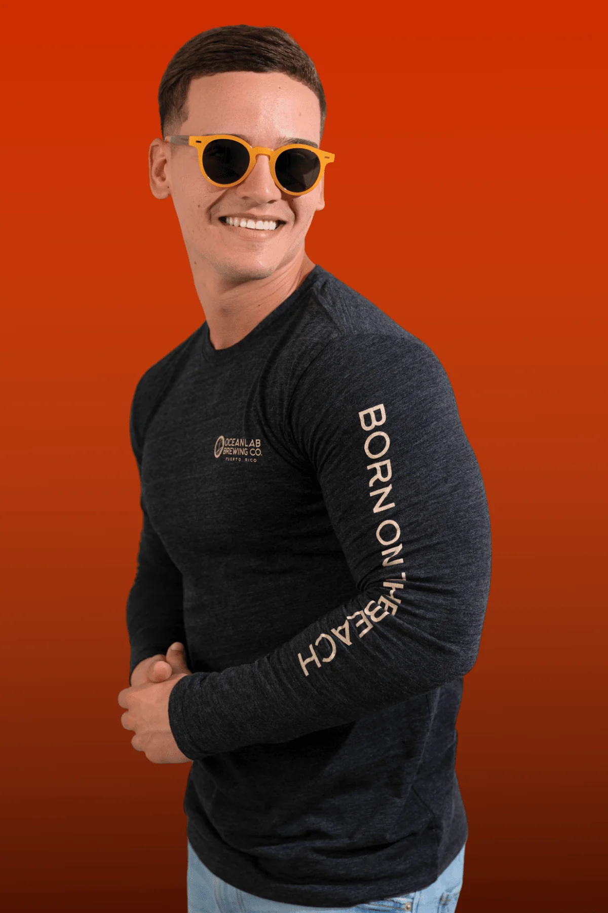 Pirate Paradise Tri-Blenad Long Sleeve T-Shirt - Image 8
