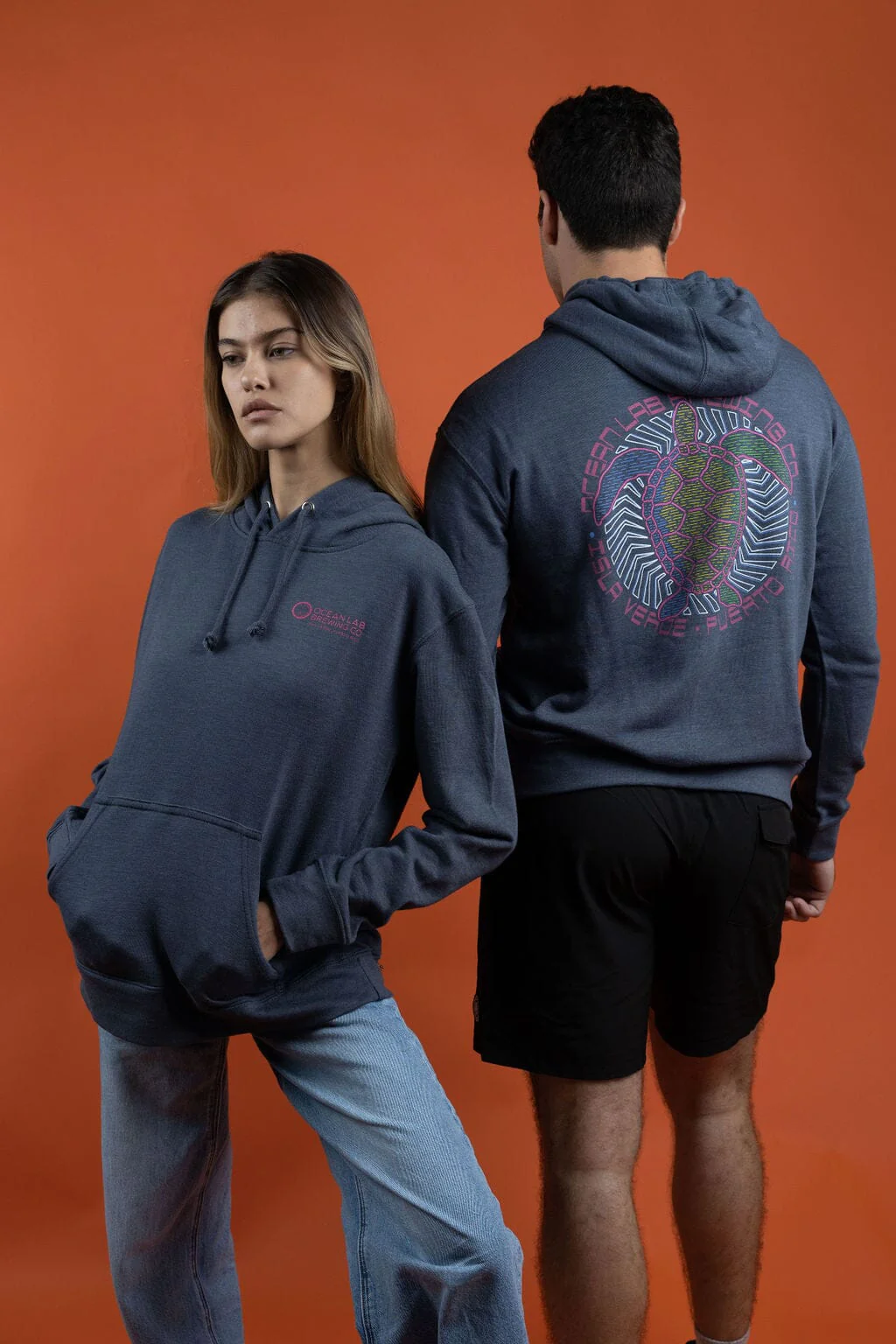 Retro Turtle Terry Hoodie