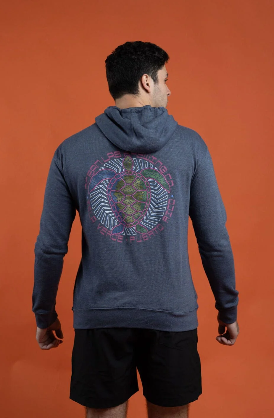 Retro Turtle Terry Hoodie - Image 4