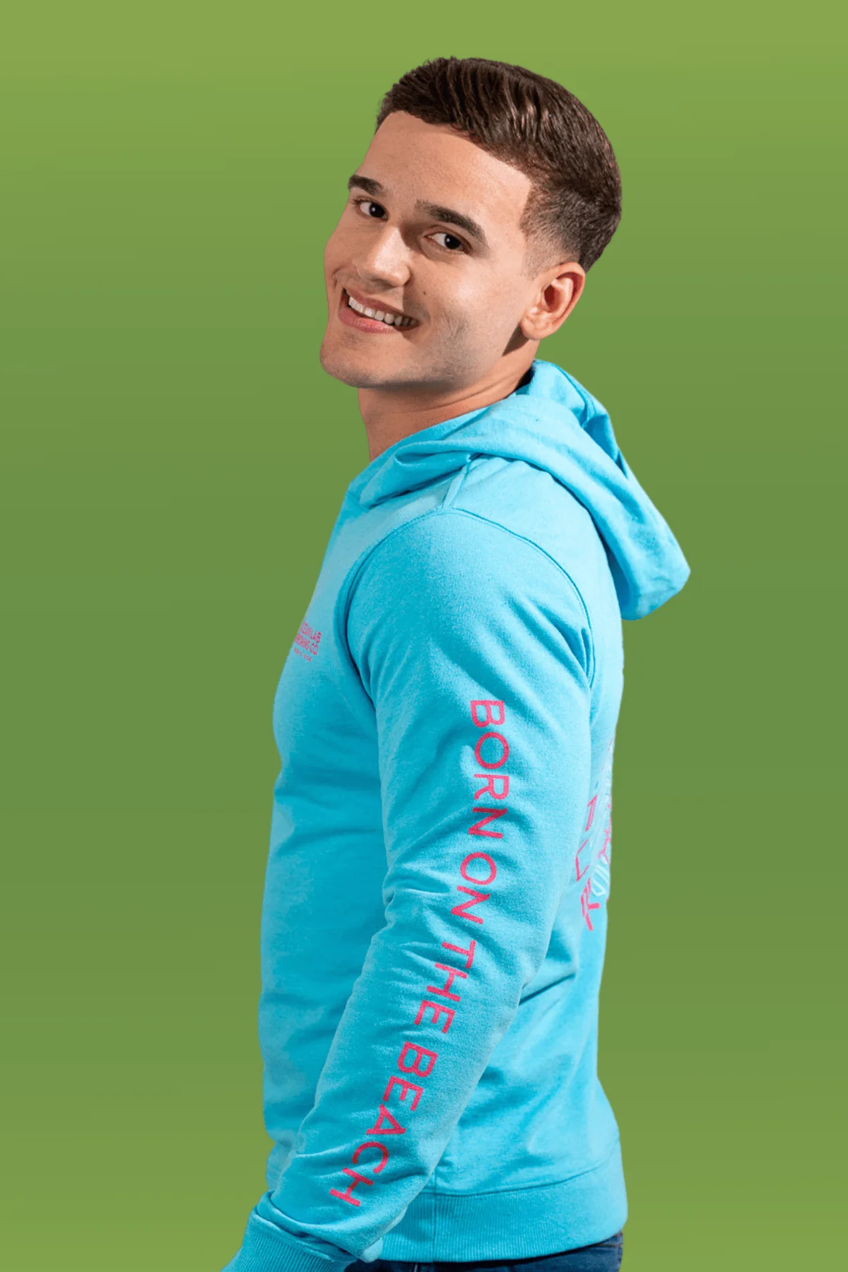 Retro Turtle Fleece Hoodie - Image 2