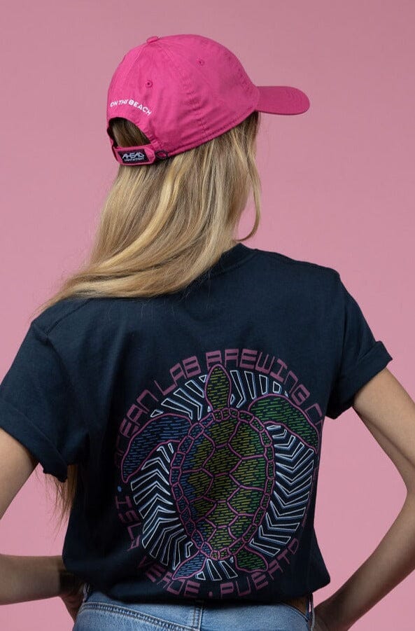 Retro Turtle Short Sleeve T-Shirt - Midnight Blue - Image 3