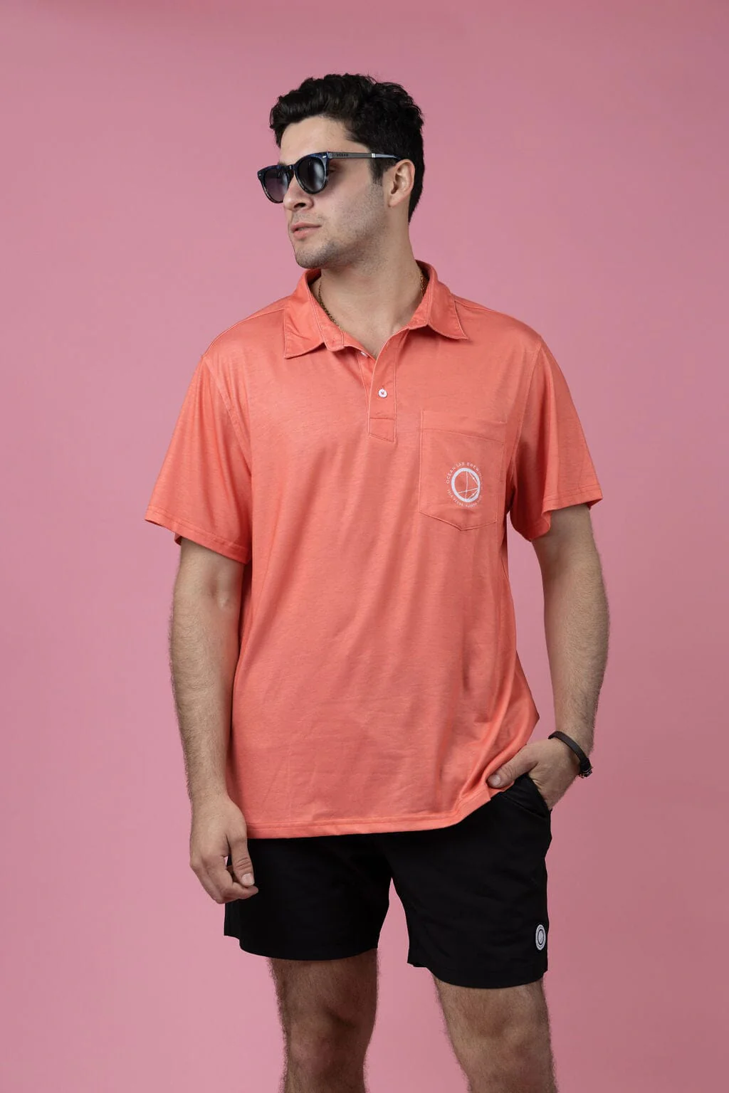 Short Sleeve Polo - Coral