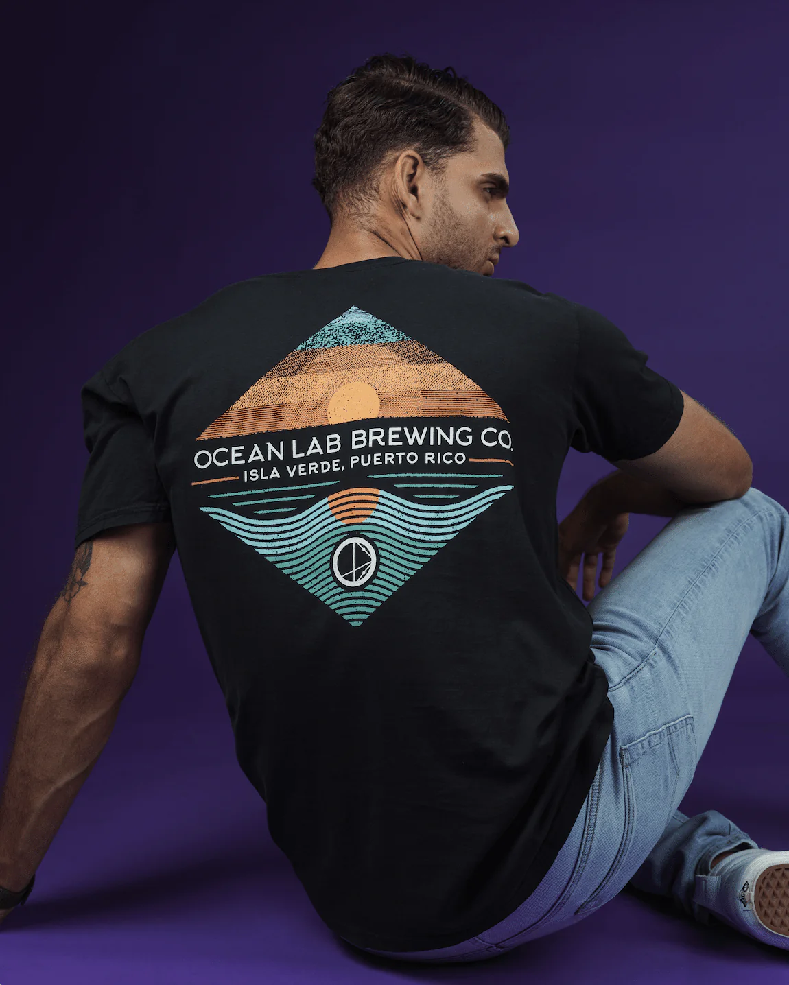 Ocean Sunset Short Sleeve T-shirt - Image 4