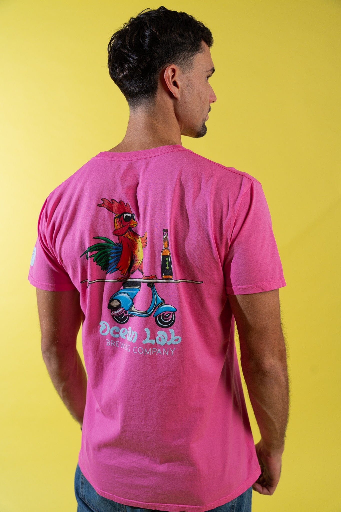 Surfing Rooster Short Sleeve T-Shirt - Image 10