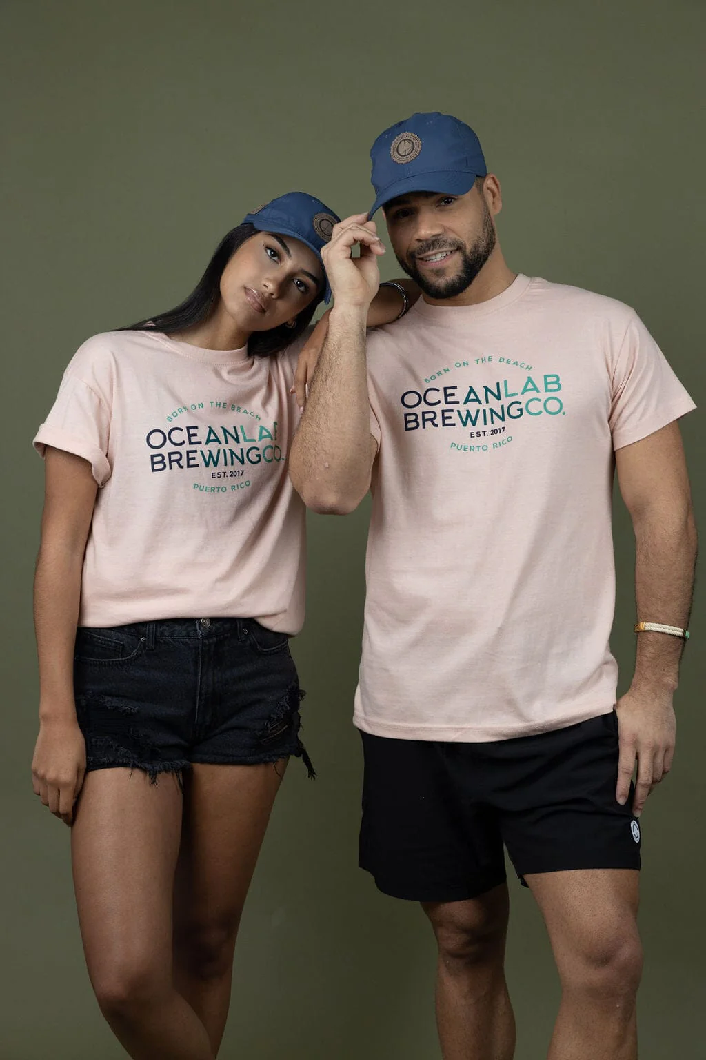 Ocean Lab Organic T-Shirt - Cameo Pink