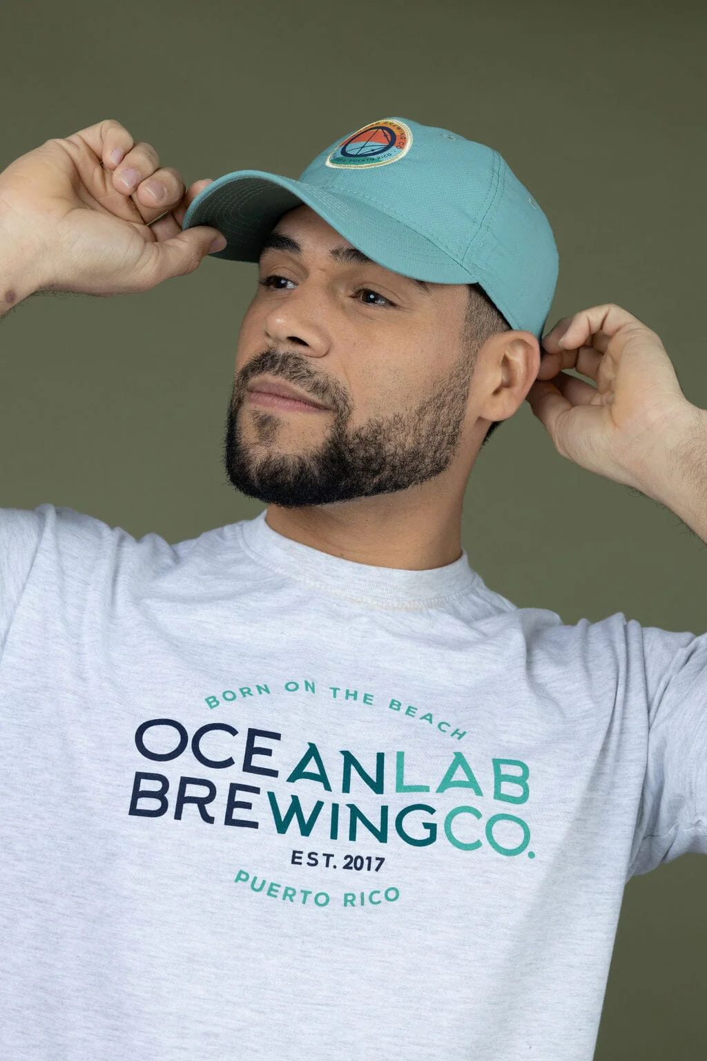 Ocean Lab Organic T-Shirt - Marble Heather - Image 3
