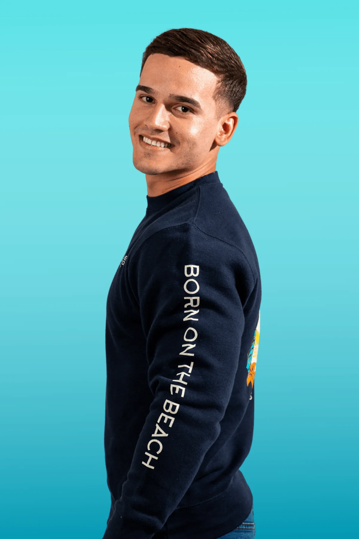 Tropical Surf Crew Neck Fleece - Image 3
