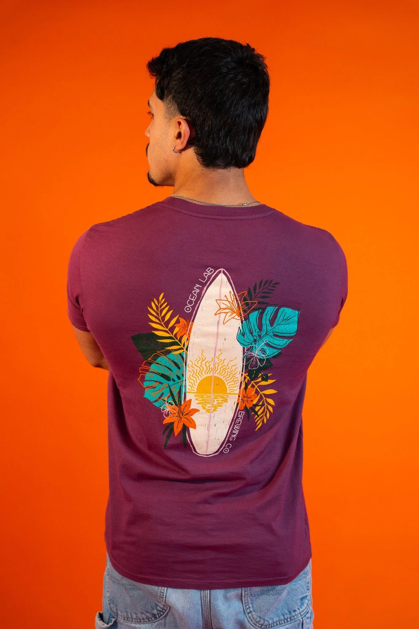 Tropical Surf Short Sleeve T-Shirt - Image 2