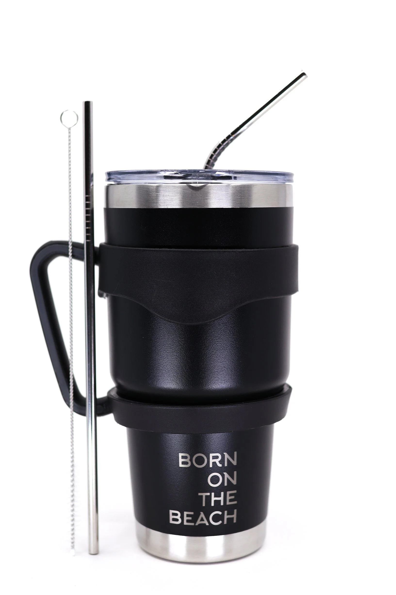 Tumbler Set 30oz - Black & Silver - Image 5
